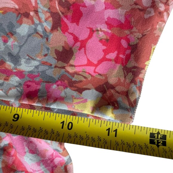 Like new Lululemon align leggings floral US6 Rare pink orange shades - Picture 5 of 8